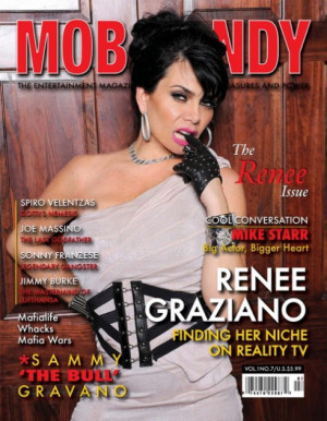 PHOTO Mob Wives’ Renee Graziano covers Mob Candy Magazine