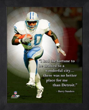 Barry Sanders Running