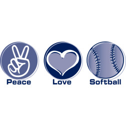 peace love softball #softball quotes #softball