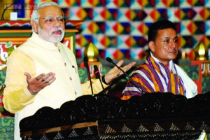 Modi also referred to a quote from the third King of Bhutan: like milk ...