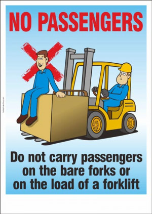 Forklift Safety: No Passengers