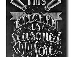 chalkboard kitchen art