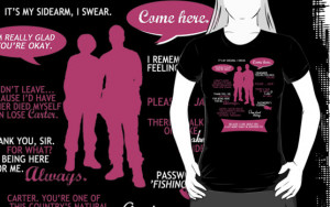 Stargate SG-1 - Sam & Jack quotes (Pink/White design) by angiesdesigns