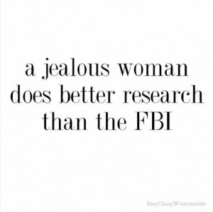 fbi jealous woman
