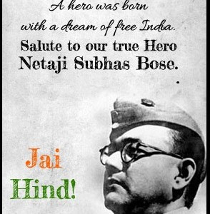 salute to the true Indian freedom fighter : Netaji Subhas Chandra ...