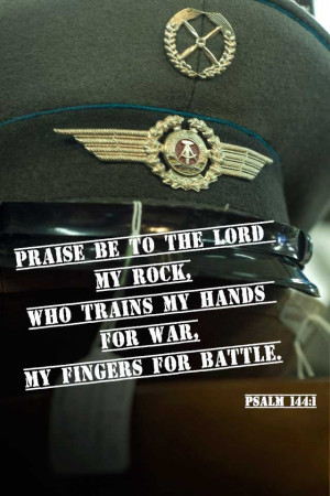 Psalm 144:1 ~ Praise be to the Lord, my Rock, who trains my hands for ...