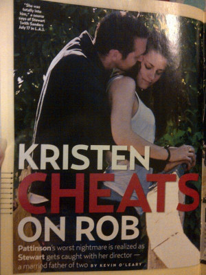 Kristen Stewart Caught Cheating Pic