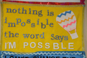 Inspirational Banners Created by Elementary Students