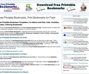 Free Printable Bookmarks. Print Bookmarks for Free! | Free ...