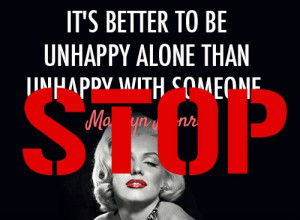 Ninety nine percent of your posts are quotes from Marilyn Monroe ...