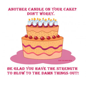 Birthday Quote ~ Another candle on your cake