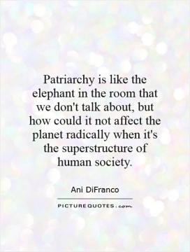 ... the planet radically when it's the superstructure of human society