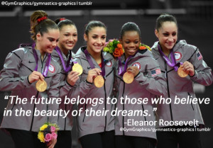 ... beauty of their dreams eleanor roosevelt gymnastics quotes gymnastic