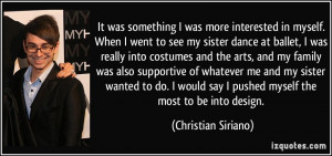 Ballet Dance Quotes More christian siriano quotes