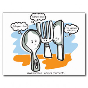 Colegas de trabalho cartão postal