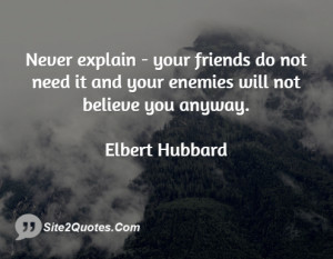 Friendship Quotes Elbert Hubbard