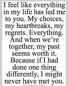 This is very true in my case. I'm so glad everything has happened to ...