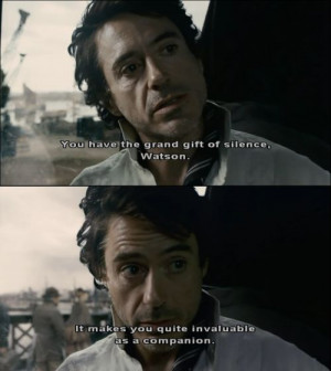 Sherlock Holmes Movie Quotes Sherlock holmes