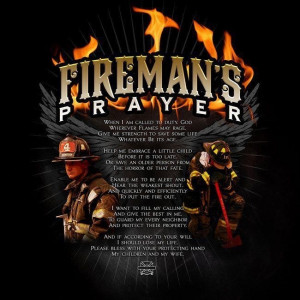 Fireman's prayer