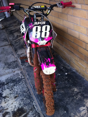 nice and dirty after a good ride ciniworx cxz175 custom