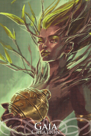 From the Goddesses and Sirens Oracle comes the card 