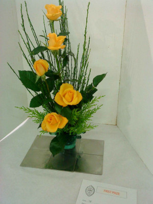 Flower Arranging This Entry...