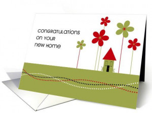 new home congratulations Greeting Card