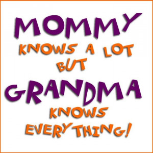 Grandmothers know everything funny