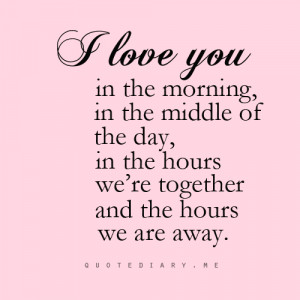 always, away, fade, i love you, love, love, never, pink, quote, quotes ...