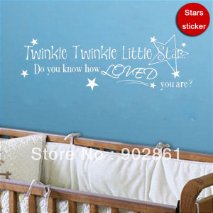 ... Nursery Wall Vinyl Quote Saying Sticker Baby Room Wall Art Free