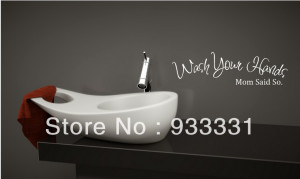 Wash Your Hands font b bathroom b font wall font b quote b font jpg