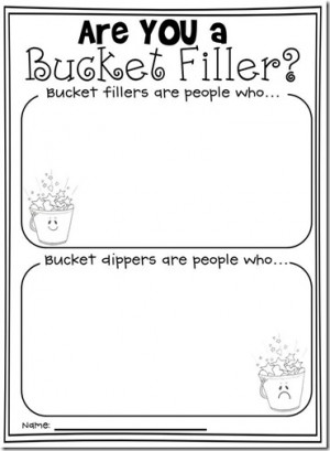 ve created a few bucket filling activities to complete after ...