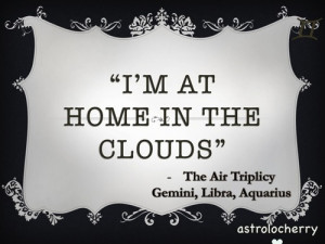 Star Sign QuotesThe Air Triplicy - Gemini, Aquarius and Libra