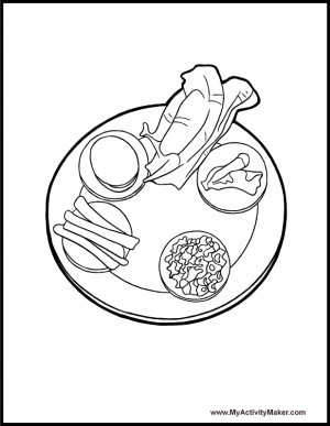 Seder Plate - (ages 3+) To