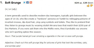 The Definitions of “Soft Grunge”:
