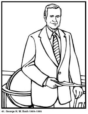 President coloring pages