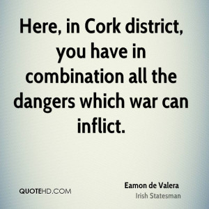 Here, in Cork district, you have in combination all the dangers which ...
