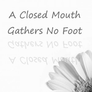 closed mouth