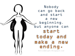 can go back and start a new beginning, but anyone can start today ...