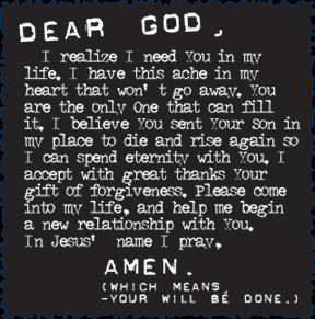 dear god i am writing to you today first to let you know that i truly ...