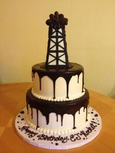 cute cake for an oilfield man DADS BDAY? mom loves it