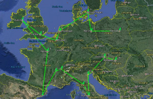 Backpacking Europe - our route!: 810528 Pixel, Route Ideas, Pretty ...