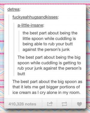 Love the big spoon.