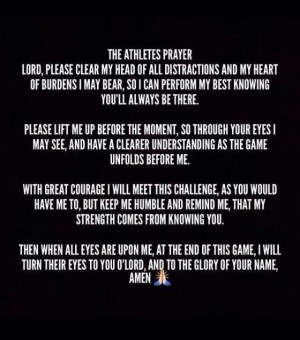 ... Prayer, Sports Prayer Basketball, Athletes Prayer, Basketball Quotes