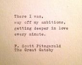 The Great Gatsby Quotes Green Light The Great Gatsby Quote Typed