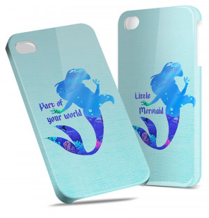 Ariel Quote Little Mermaid Disney - Hard Cover Case iPhone 5 4 4S ...