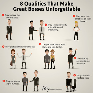 Qualities That Make Great Bosses Unforgettable [Infographic]