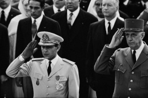 Visit of Hassan II to France King Hassan II of Morocco is welcomed in ...