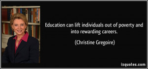 Education can lift individuals out of poverty and into rewarding ...