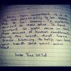 ... into the wild quotes hands amaz weight weight loss into the wild movie